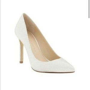 Banana Republic white Ninah heels - worn once!